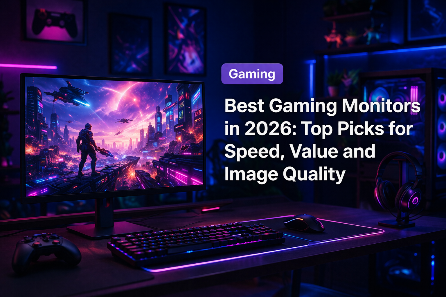 Best Gaming Monitors in 2026: Top Picks for Speed, Value and Image Quality