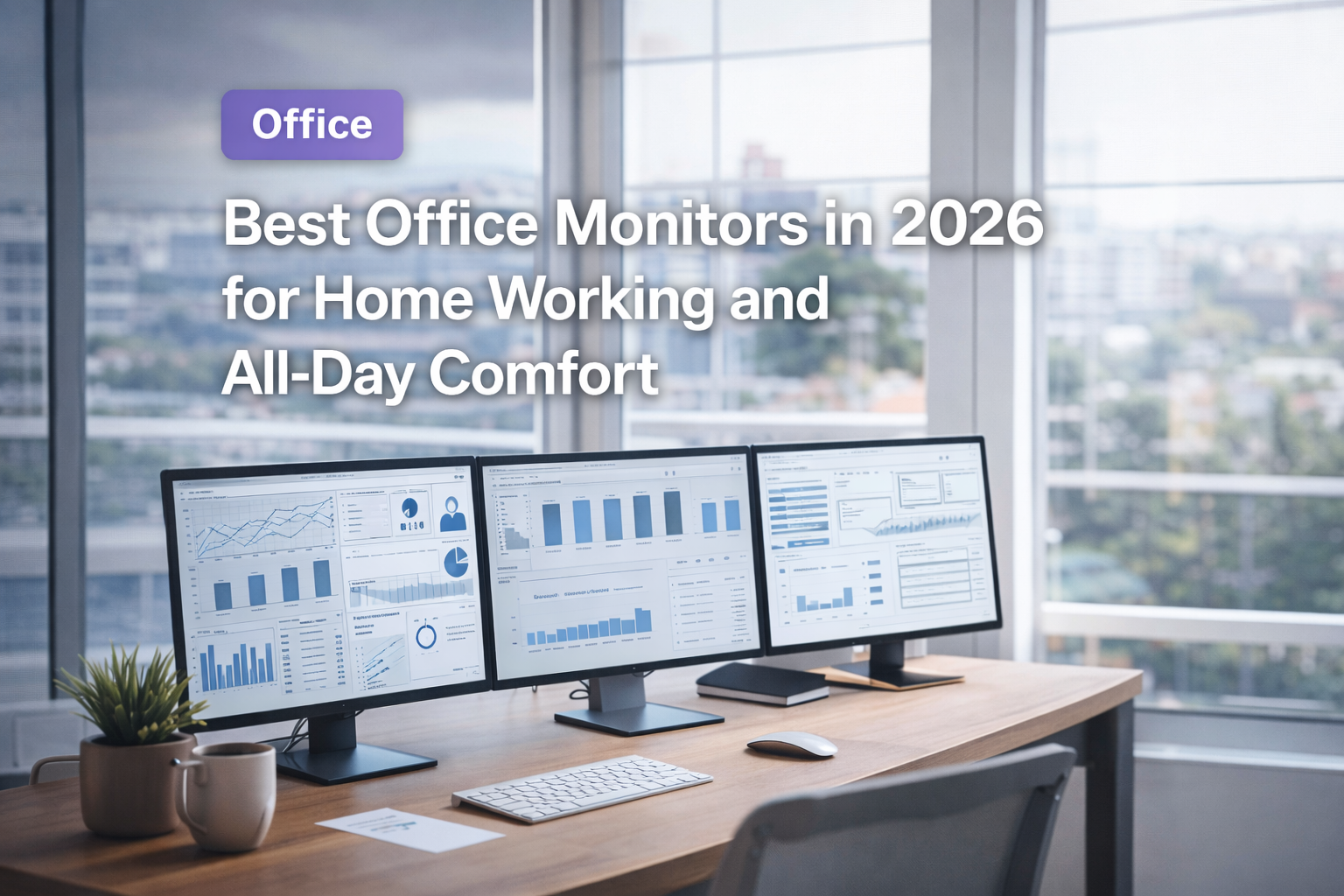Best Office Monitors in 2026 for Home Working and All-Day Comfort